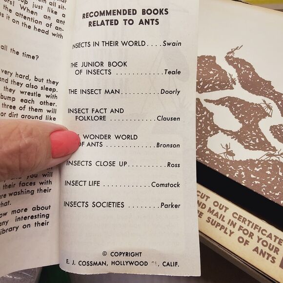 Vintage Ant Farm 1959 Fascinating Never Used EIC Grossman (no) Live Ants! Older - Picture 4 of 15